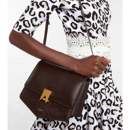 Alaïa Le Papa Medium Leather Crossbody Bag