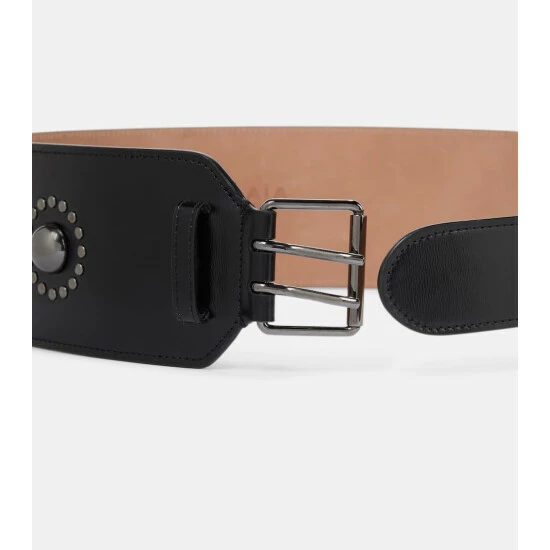 Alaïa Embellished Leather Belt - Image 2