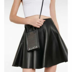 Alaïa Garance Leather Phone Pouch